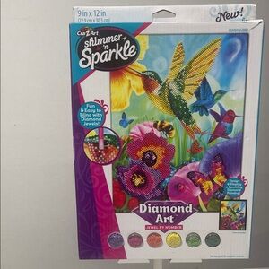 Cra-Z-Art Shimmer 'n Sparkle Diamond Art Kit - Hummingbird
